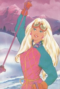 skier barbie