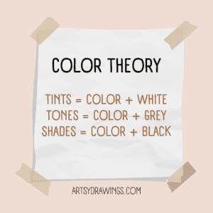 color theory basics art basics artsy drawings