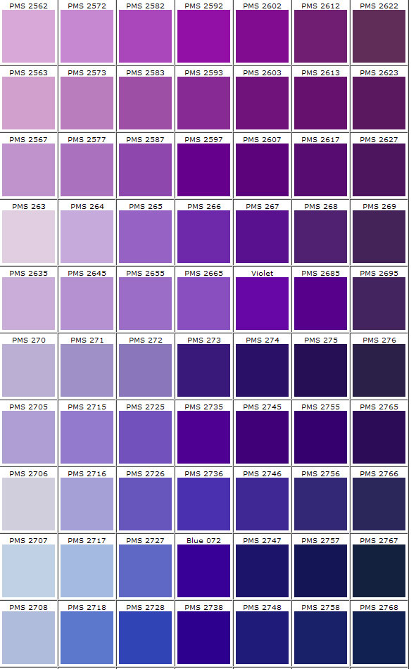 The color purple can vary immensely based on how you choose to mix blue and red.