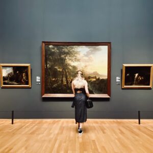 Exploring the Rijksmuseum in Amsterdam, Netherlands - Photo by Brianna Eisman discussing how to describe how art makes you feel and the destruction of art quotes about art museums