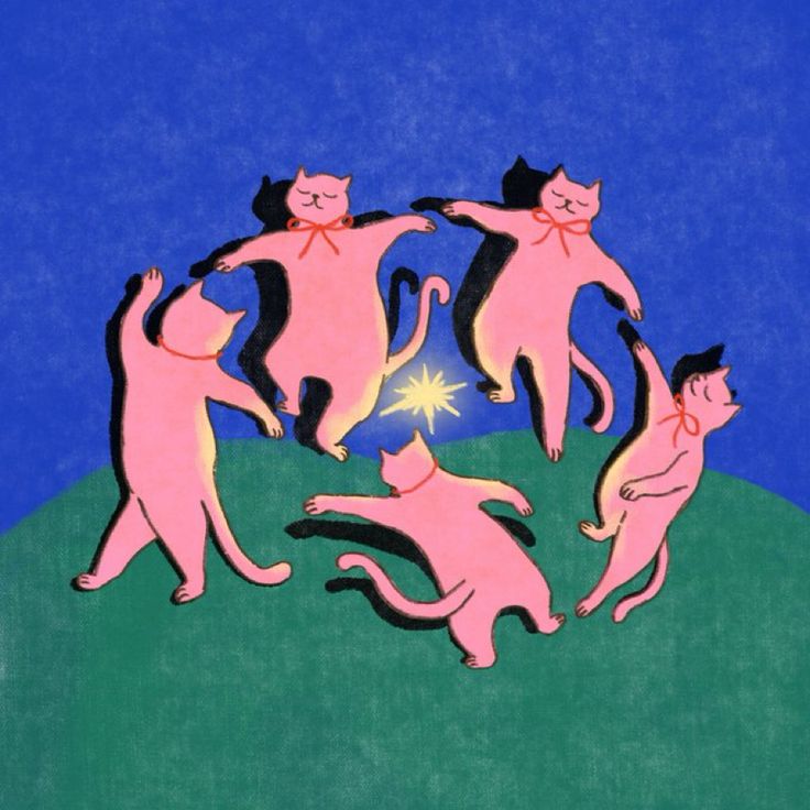 weird cat art inspired by matisse quotes about art