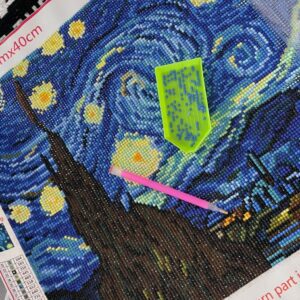 diy girls night craft diamond painting Starry Night