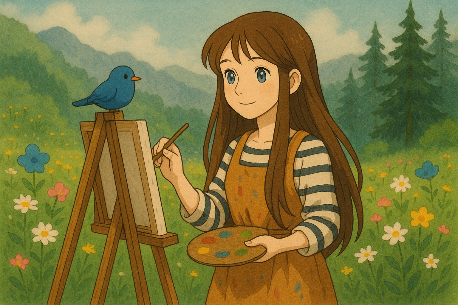 yellowing of AI artist