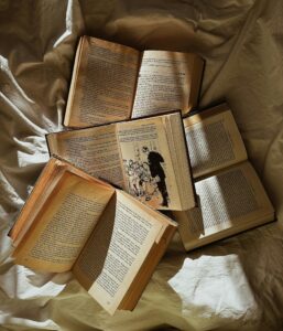 yellowing of book in article about yellowing of AI