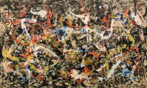 jackson pollock brainrot art 