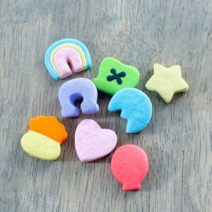 salt dough lucky charms - Date Night Christmas Crafts