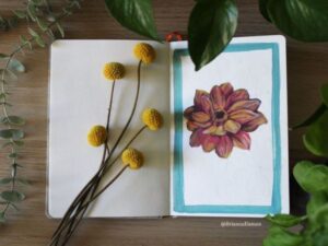 flower painting by brianna eisman