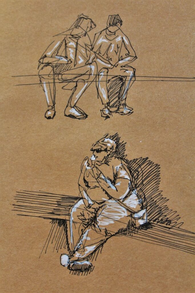 Gesture Drawings by Brianna Eisman ArtsyDrawings_com