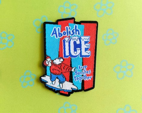 Abolish ICE Iron-On Patch