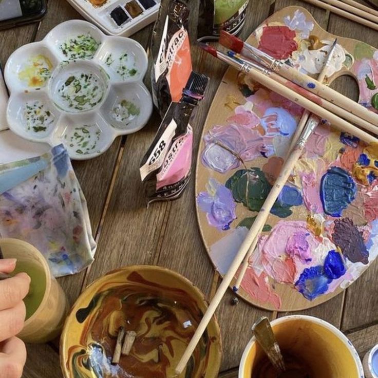 artsy easy crafts - wash your dirty paint brushes u silly artist