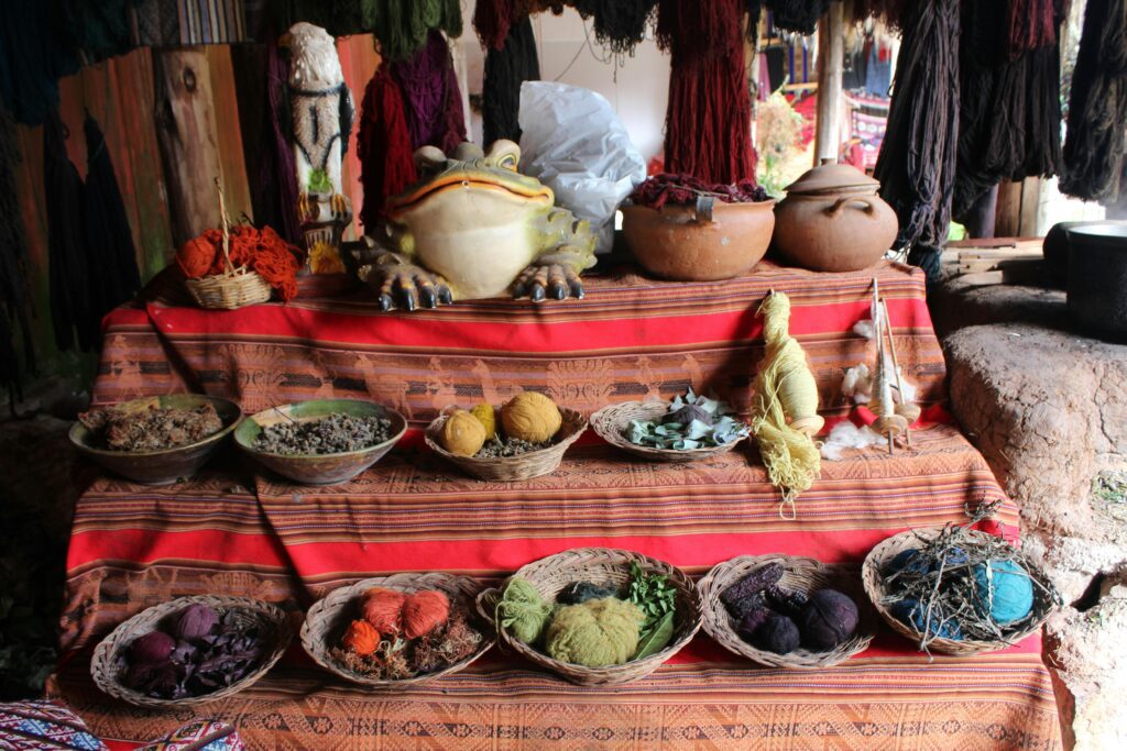 homemade dyes in peru