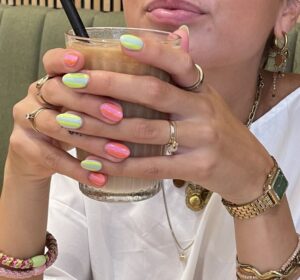 nail designs for summer 2026 cute nail inspiration pink and green