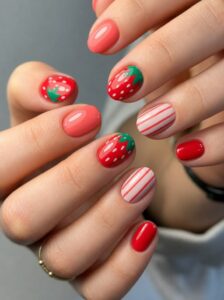 fruity and fresh nail designs for summer