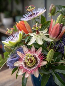 passion flower bouquet