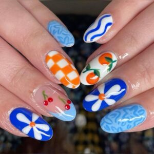 fruity and fresh nail designs for summer