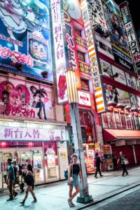japan, asia, neon, street city, travel, architecture, tokyo, lights, night, buildings, urban, lighting, people, woman, lady, nightlife, japan, japan, japan, tokyo, tokyo, tokyo, tokyo