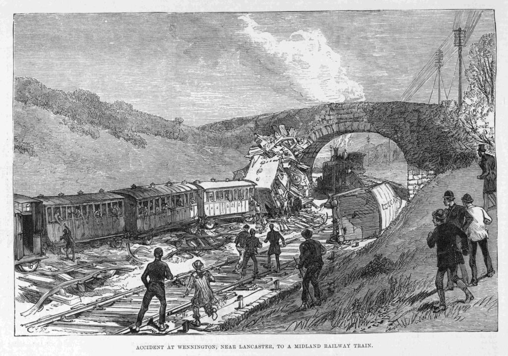 1880 train crash wennington The Illustrated London News 1880